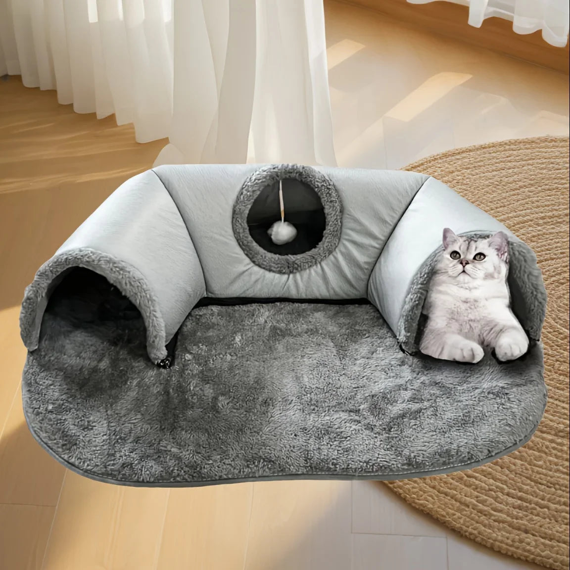 Cat Tunnel Play Mat