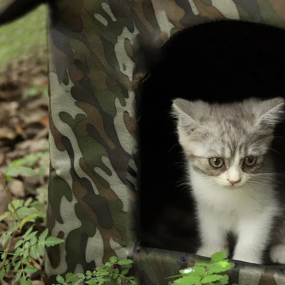 Camouflage outdoor pet house