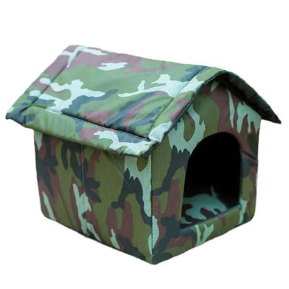 Camouflage outdoor pet house