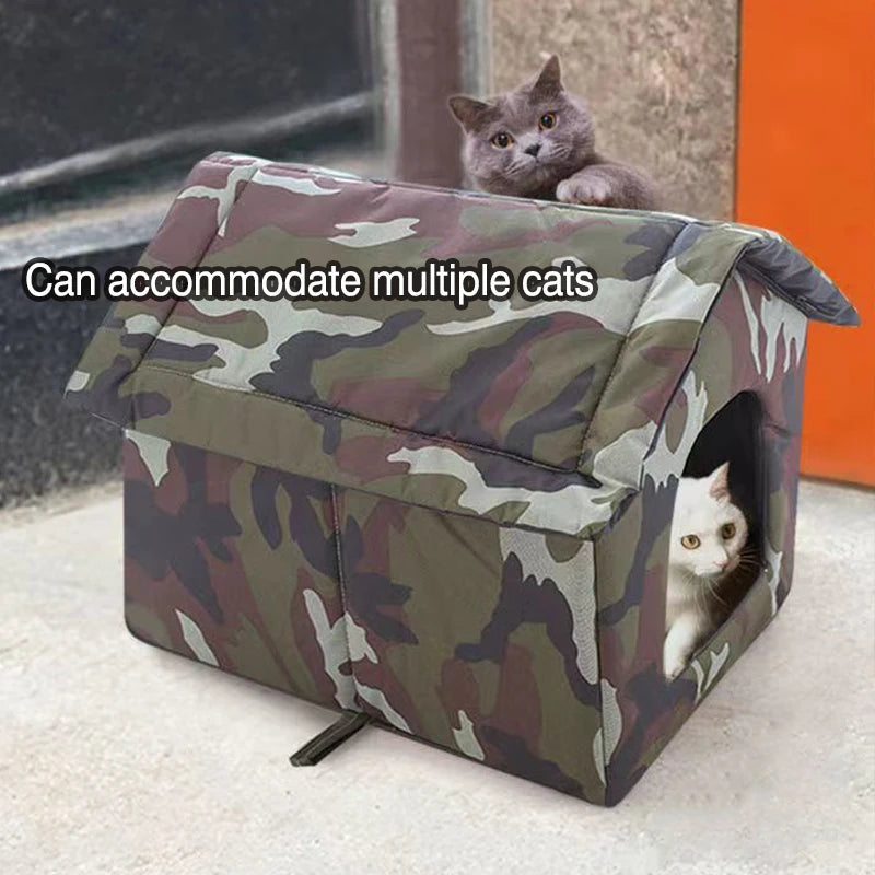 Camouflage outdoor pet house