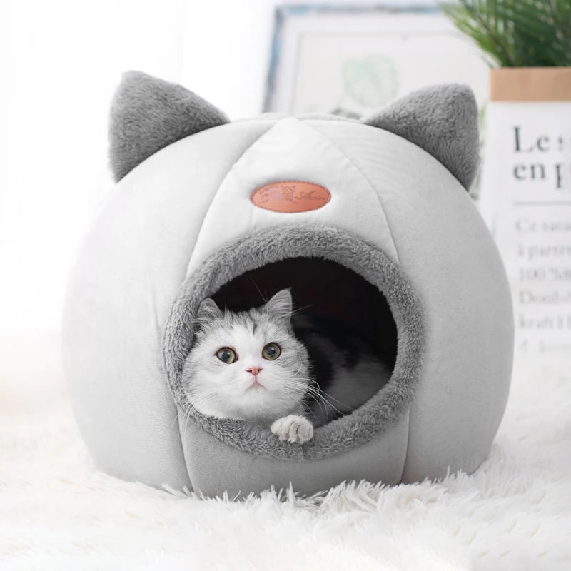 Plush Cat Igloo