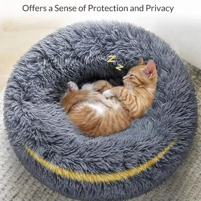 The Cozy Haven Calming Pet Bed