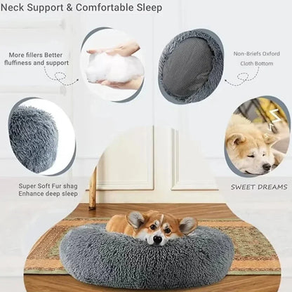 The Cozy Haven Calming Pet Bed