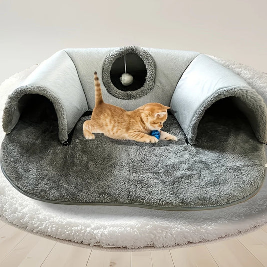 Cat Tunnel Play Mat