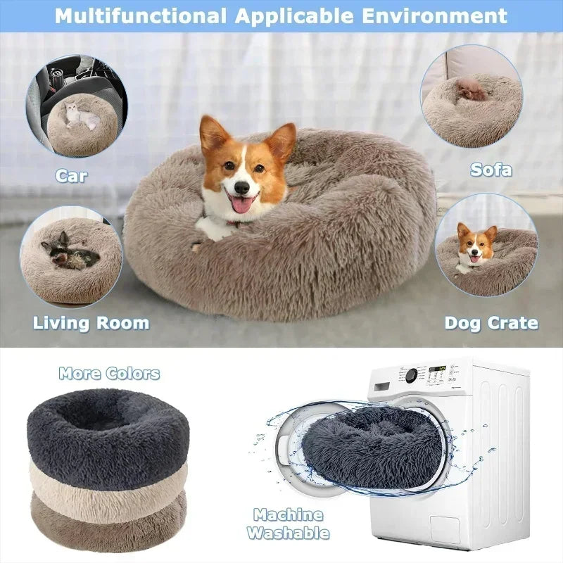 The Cozy Haven Calming Pet Bed