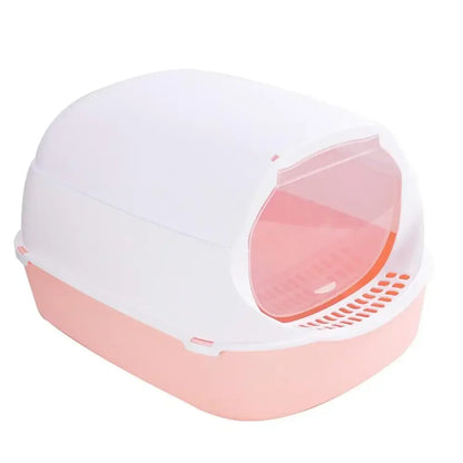 Semi-Enclosed Litter Box