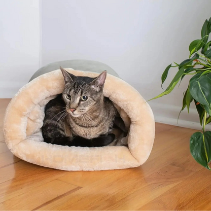 Cozy Winter & Autumn Cat Cave