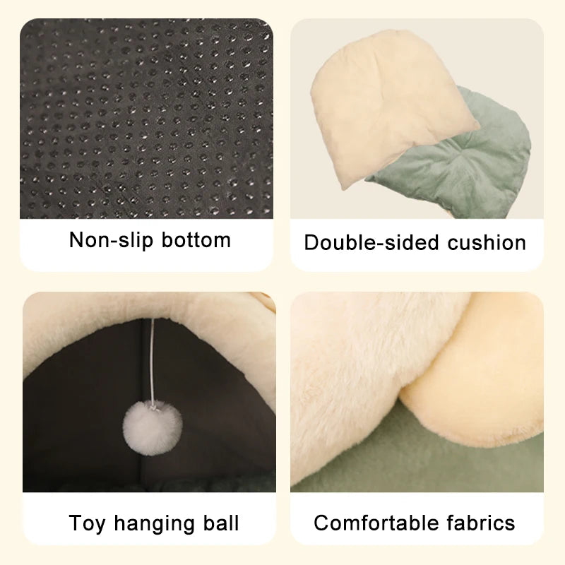 Cozy Cat Cave Bed