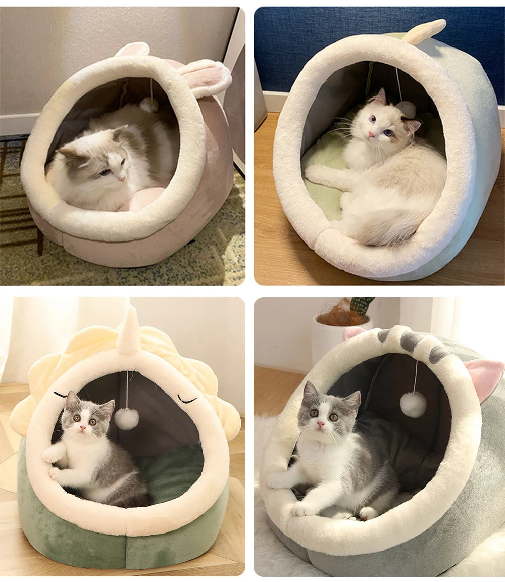 Cozy Cat Cave Bed