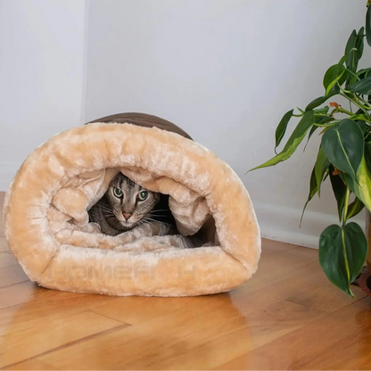 Cozy Winter & Autumn Cat Cave