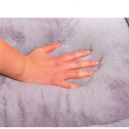 Corduroy Plush Pet Bed