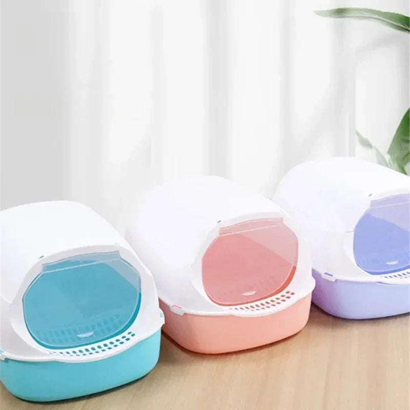 Semi-Enclosed Litter Box