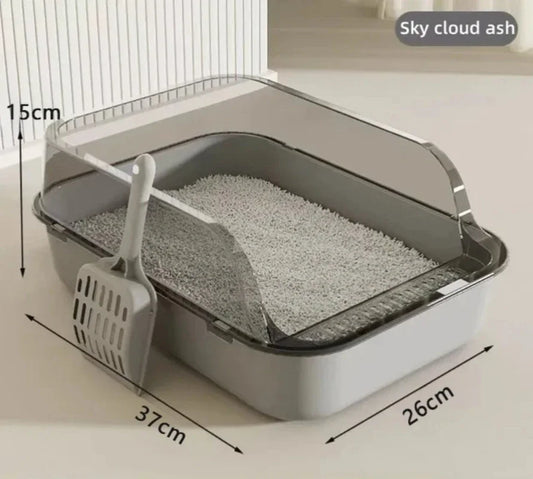 Semi-Enclosed Litter Box