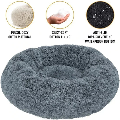 The Cozy Haven Calming Pet Bed