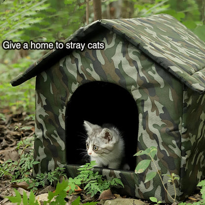 Camouflage outdoor pet house